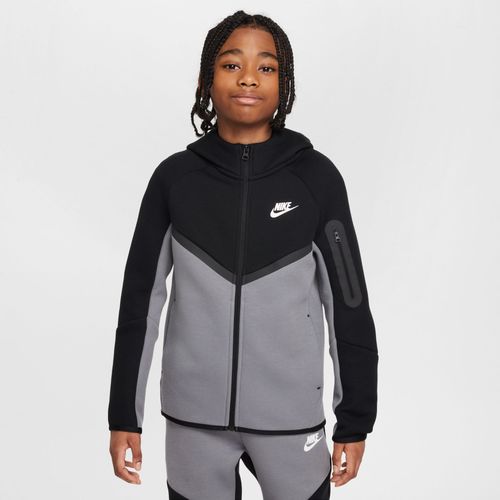 Sweat À Capuche Et Zip Nike Sportswear Tech Fleece Pour Ado - Gris - Xs