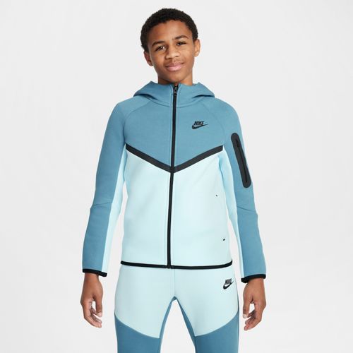 Sweat À Capuche Et Zip Nike Sportswear Tech Fleece Pour Ado - Bleu - Xs