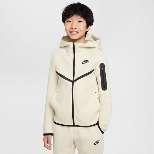 Sweat À Capuche Et Zip Nike Sportswear Tech Fleece Pour Ado - Marron - Xs