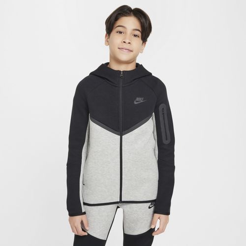 Sweat À Capuche Et Zip Nike Sportswear Tech Fleece Pour Ado - Gris - Xs