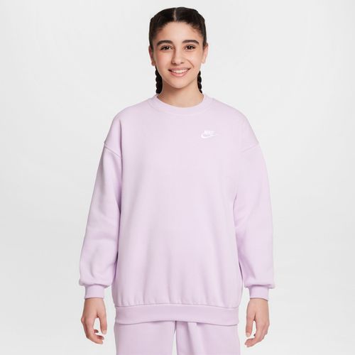 Sweat Oversize Nike Sportswear Club Fleece Pour Ado - Pourpre - Xs