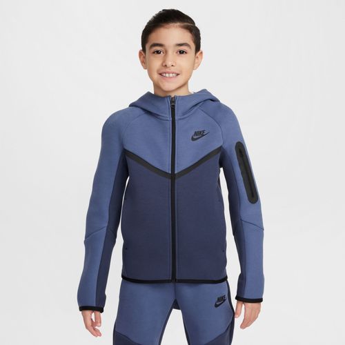 Sweat À Capuche Et Zip Nike Sportswear Tech Fleece Pour Ado - Bleu - Xs