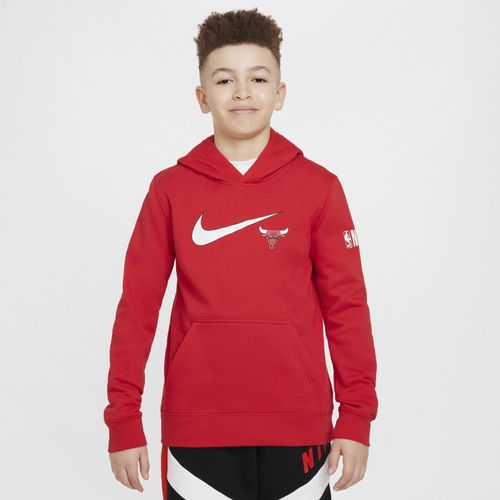 Sweat À Capuche Nike Nba Chicago Bulls Club Fleece Essential Pour Ado (Garçon) - Rouge - Xl