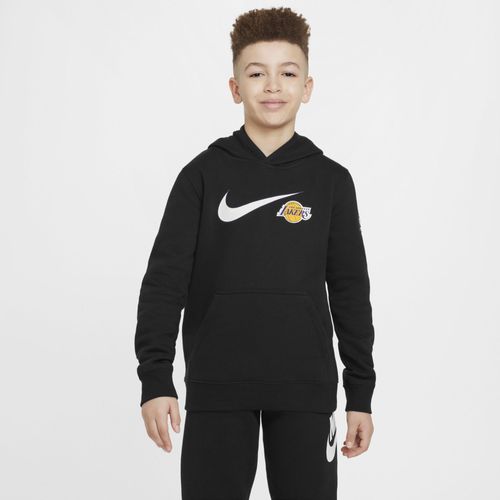 Sweat À Capuche Nike Nba Los Angeles Lakers Club Fleece Essential Pour Ado (Garçon) - Noir - M