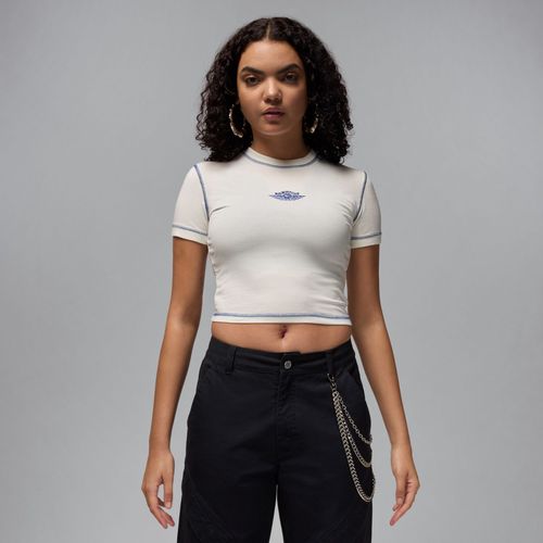 T-Shirt Court À Manches Courtes Jordan Rare Air Pour Femme - Blanc - M (Fr 42-44)