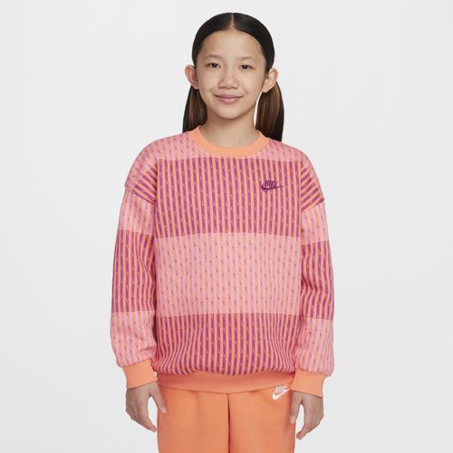 Sweat Oversize Nike Sportswear Club Fleece Pour Ado (Fille) - Rose - Xs