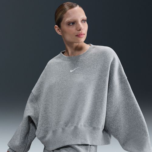 Sweat Ultra-Oversize À Col Ras-Du-Cou Nike Sportswear Phoenix Fleece Pour Femme - Gris - Xl (Fr 50-52)