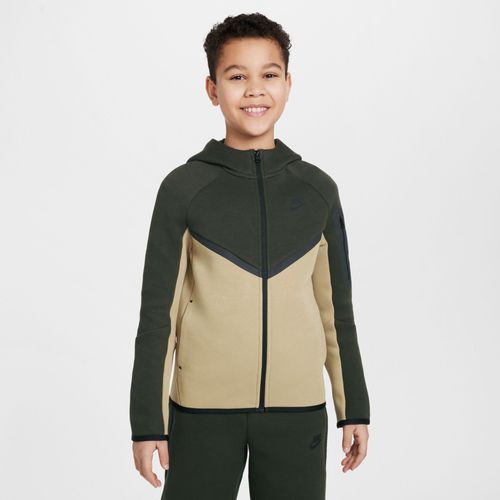 Sweat À Capuche Et Zip Nike Sportswear Tech Fleece Pour Ado - Marron - Xs