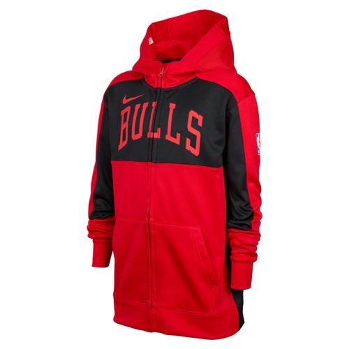 Sweat À Capuche Et Zip Nike Dri-Fit Nba Chicago Bulls Showtime Pour Ado - Rouge - M