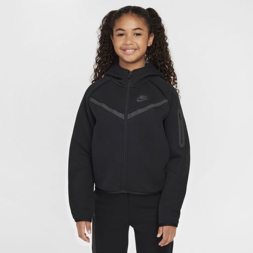 Sweat À Capuche Et Zip Nike Sportswear Tech Fleece Pour Fille - Noir - M