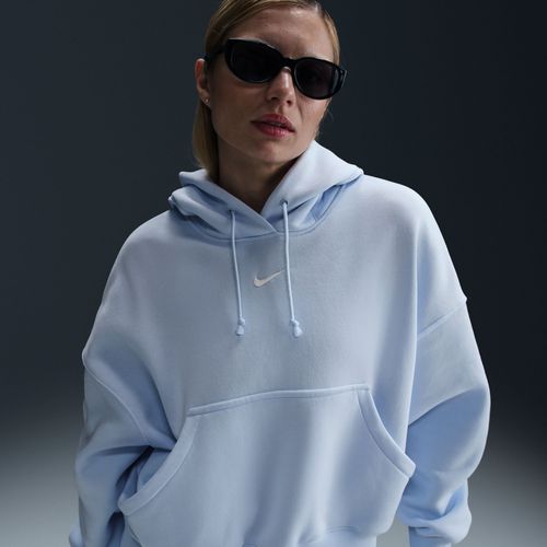 Sweat À Capuche Ultra-Oversize Nike Sportswear Phoenix Fleece Pour Femme - Bleu - Xl (Fr 50-52)