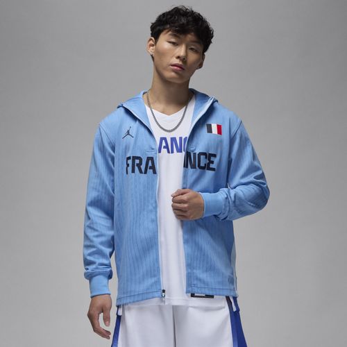 Veste De Match De Basket Jordan Drifit Adv France Pour Homme Bleu