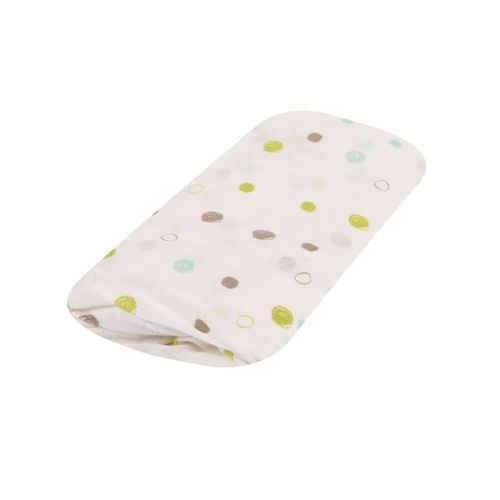 Drap-Housse Blanc Imprimé Pois Pandi Panda 70x140 Cm - Domiva
