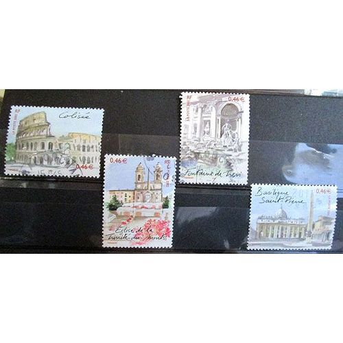 2002. Série Complète F3527 À F3530: Capitales Européennes - Rome.