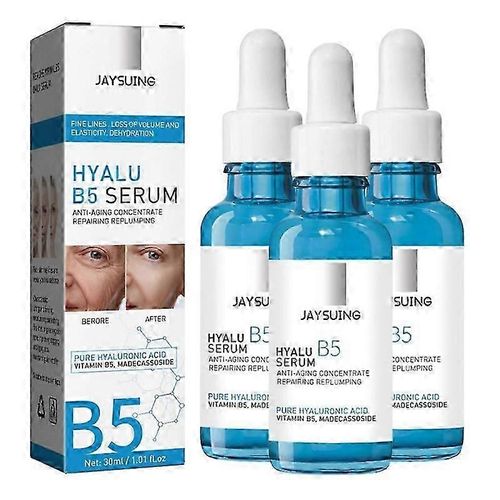 3pcs Anti-Âge Anti-Âge Hyalu B5 Sérum Anti-Rides Concentré De Concentré Sérique 30 Ml 