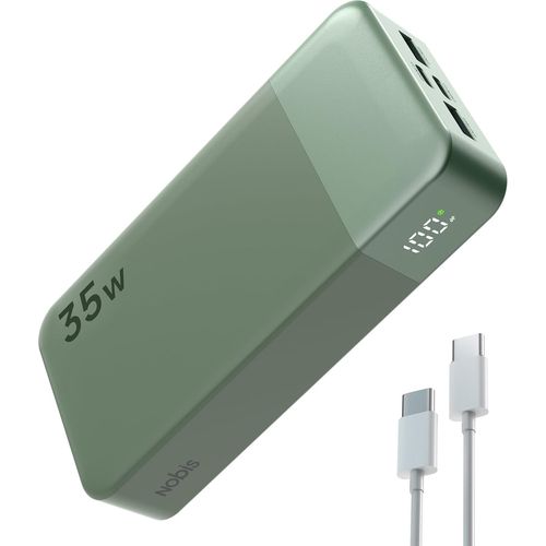 Cloudds_Power Bank,Alimentation Mobile 20000mah,Recharge Rapide Pour Alimentation Mobile 35w,Batterie Avec Écran Numérique Pour Phone,Android,Etc