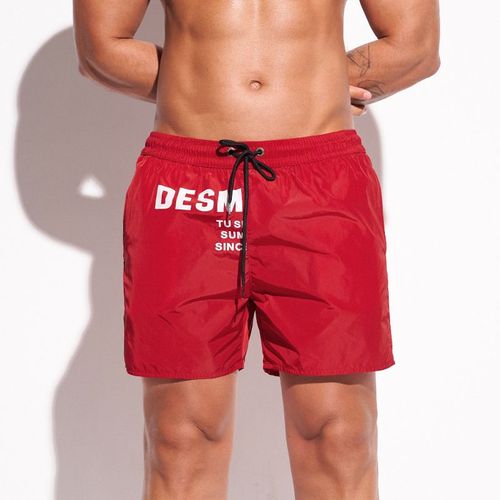 Desmiit-Maillot De Bain À Séchage Rapide Pour Homme,Short De Plage,Maillot De Bain,Surf,Vêtements De Sport Trempés Avec Doublure,2023,2023-M Waist 70-76cm-Rouge