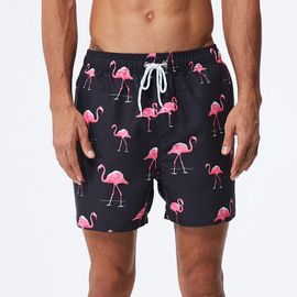 Escatch-Shorts De Plage En Polyester Pour Hommes,Pantalons De Plage Pour Hommes,Para Zones Bre,Sport,Surf,Proximité,Wstring,Grande Taille,Été,2025-L-Pink Flamingo