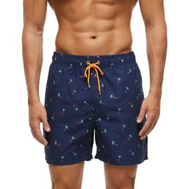 Escatch-Shorts De Plage En Polyester Pour Hommes,Pantalons De Plage Pour Hommes,Para Zones Bre,Sport,Surf,Proximité,Wstring,Grande Taille,Été,2025-4xl-Mini Coconut Tree