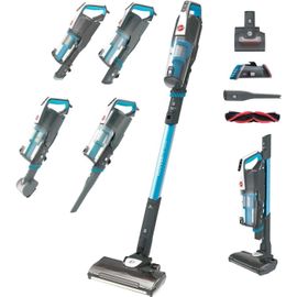 CLOUDDS_Hf522Stp Aspirateur Balai Sans Fil Puissant,Grande Autonomie,Rangement Compact,Electrobrosse Anti-Emmêlement Led,Turbobrosse Spéciale Animaux,Charge Rapide,Position Park&Go,Bleu Skyfall