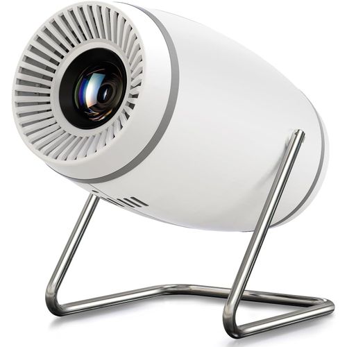 CLOUDDS_Mini Projecteur 4K Supportée,Videoprojecteur Portable Wifi 6 Bluetooth,Projecteur Video Avec Auto Keystone,120 Pouces,Retournement À 180 Degrés