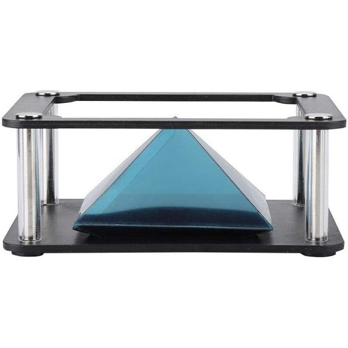 CLOUDDS_Pyramide De Projecteur De L'Hologramme 3D,Hologramme Mobile De Smartphone De 3,5-6 Pouces,Projecteur Olographe De Supports De L'Affichage 3D Pour Tout Smartphone(Cylindre)