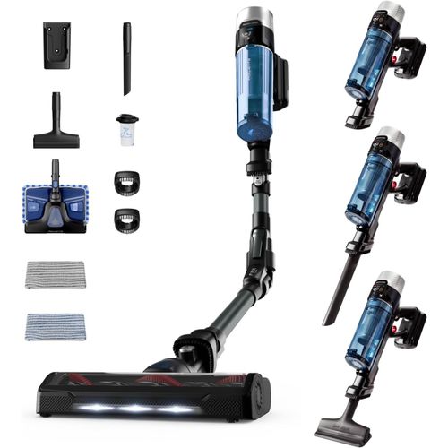 CLOUDDS_X-Force Flex 9.60 Aqua Aspirateur Balai Laveur Sans Fil,Aspire Et Lave Simultanément,Puissant 100Aw,Ultra Léger,Autonomie 45Min Rh20C2Wo