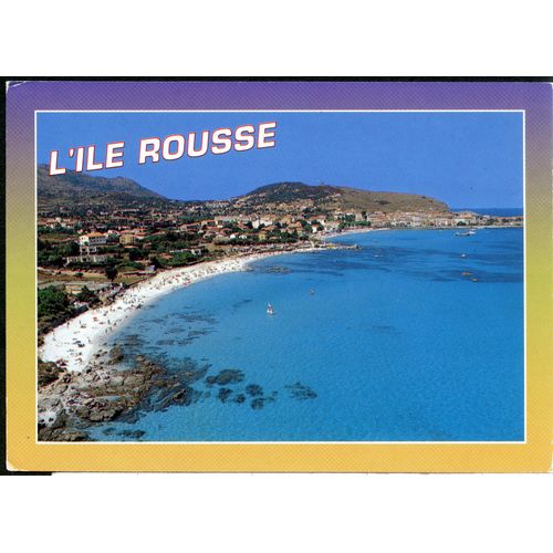 Carte Postale Souvenir De Corse, L'Ile Rousse, 1992