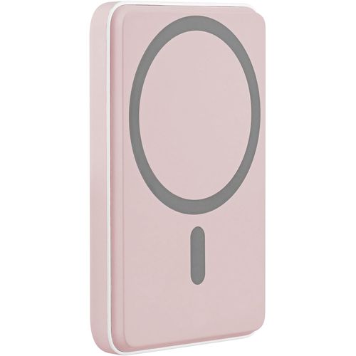 - Batterie Externe Magsafe Sans Fil, Mini Power Bank Magnétique 5000mah, Chargeur Portable Rapide Induction Et Usb-C 20w, Compatible Avec Apple Iphone 16 15 14 13 12 Et Téléphones Samsung - Rose