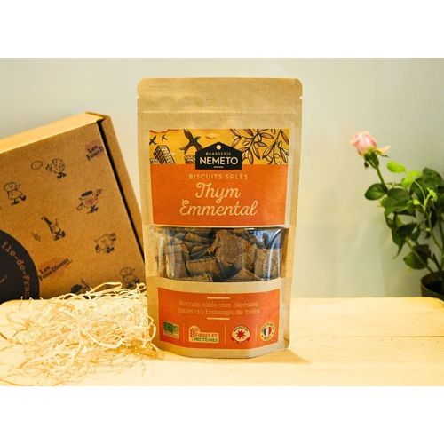 Biscuits Aux Céréales Thym Emmental 80g