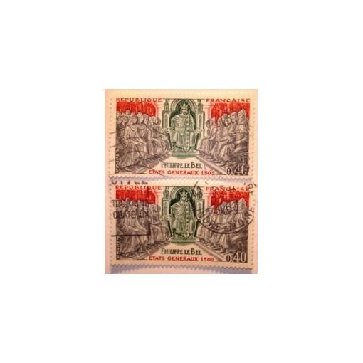 Lot De 1500 Timbres De France Oblitérés - Grands Formats Uniquement - Collection Philatélie