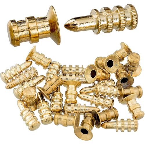 Lot De 15 Chevilles Et Connecteurs Pour Table En Alliage De Zinc - Durables Et Faciles À Installer Pour Tables Anciennes Et Neuves