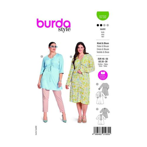 Patron Burda 5732 - Robe & Blouse