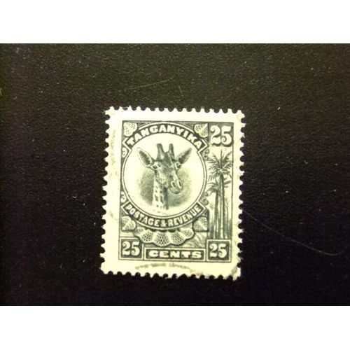 51 Tanganyika 1922 / Fauna Salvaje Girafa / Yvert 5 Fu - Sg 78 Fu
