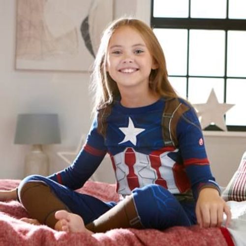 Pyjama Déguisement Captain America Pour Enfants