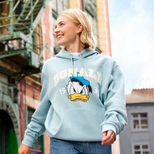 Sweat À Capuche Bleu Donald Pour Adultes
