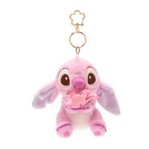 Disney Store Japon Porte-clés petite peluche Stitch Sakura, Lilo & Stitch, 14 cm