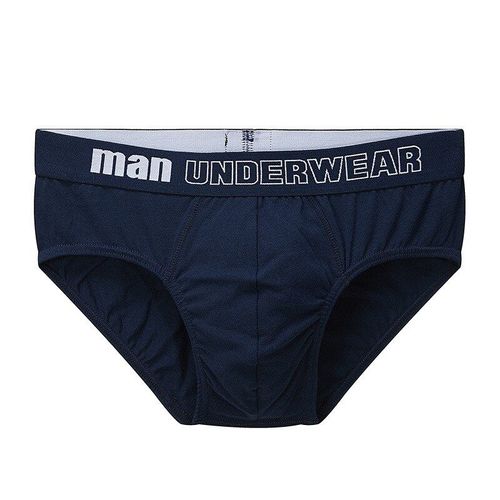 Caleçon Confortable En Coton Pour Homme,Sous-Vêtement Sexy,Boxer Respirant,Taille M Et L - Type Drak Blue-M
