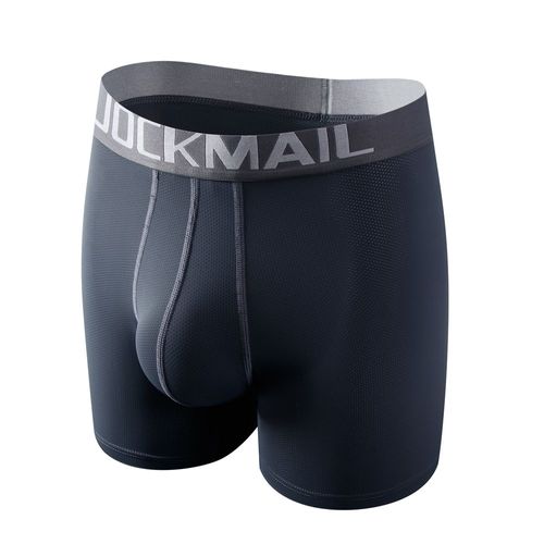 Sous-Vêtements Pour Hommes Sexy Boxer Pour Hommes 3d Pochette En Forme De Hamac Conçu Panneaux En Maille Respirante Hommes Boxershorts Tronc Caleçon Masculin - Type Jm468dark Gray-Xxl
