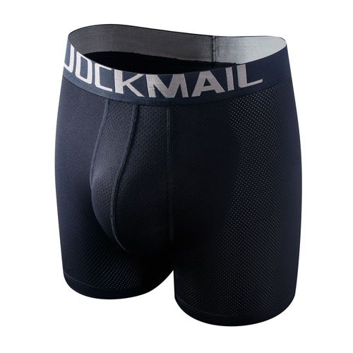 Sous-Vêtements Pour Hommes Sexy Boxer Pour Hommes 3d Pochette En Forme De Hamac Conçu Panneaux En Maille Respirante Hommes Boxershorts Tronc Caleçon Masculin - Type Jm468black-L