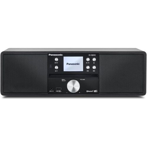 ChenQuanSarl-Sc-Dm202Eg-K Microchaîne Hi-Fi Compacte Avec Cd, Radio Dab+/Fm, Usb Et Bluetooth, Haut-Parleurs 24W, Télécommande, Ecran Lcd Tft 2,4"", Réglages Eq, Noir.