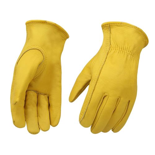 ChenQuanSarl-Gants De Travail En Cuir De Vache Pour Automobile/Jardin/Coupe/Construction/Ferme/Moto (Xl)