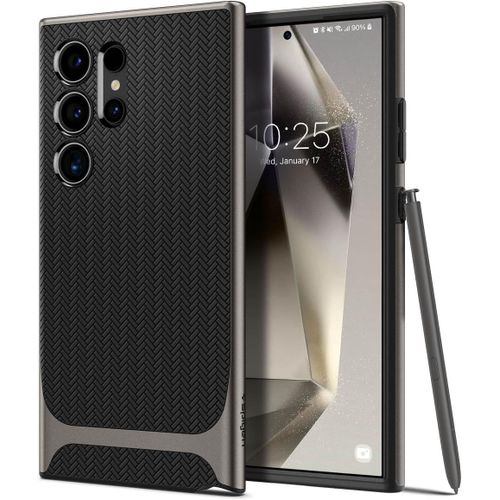 Neo Hybrid Coque Compatible Avec Samsung Galaxy S24 Ultra 5g - Gunmetal