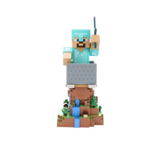 Support Gaming Figure - Steve Armor 20 Cm - Minecraft