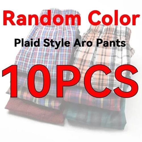 3-10 Pièces Sous-Vêtements Pour Hommes Boxeurs Grande Taille Shorts Coton Hommes Aro Pantalon Pyjama Dormir Flèche Pantalon Doux Pur Coton Boxer Shorts