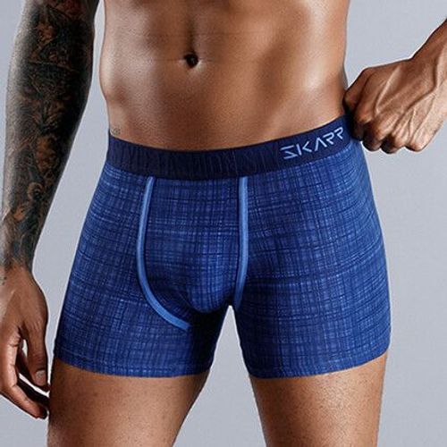 Boxer En Coton Pour Homme,Sous-Vêtement Masculin,Caleçon Sexy Pour La Famille