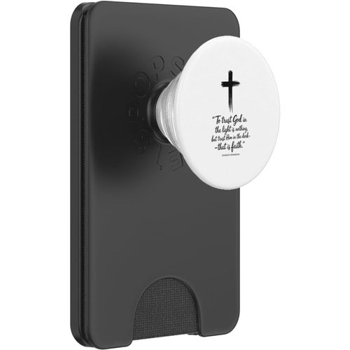 Chenquansarl- Charles Spurgeon Trust Him In The Dark Cadeau Pour Homme Femme Enfant Popsockets Popwallet Pour Magsafe