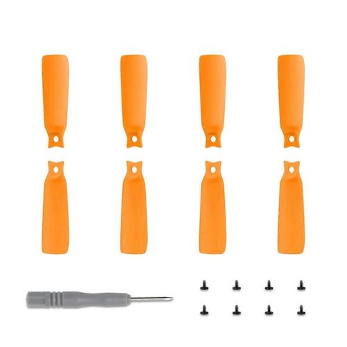 Pièces De Rechange De Lame D¿Hélice Pour Drone Amovible Flip Ensemble De Lames D¿Hélice Accessoires De Drone Orange-Générique