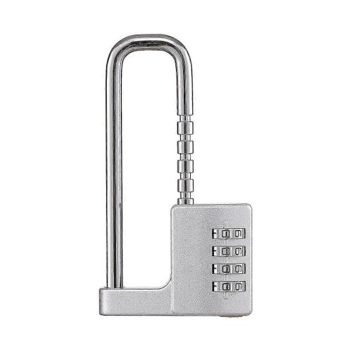 Serrure d¿armoire,Cadenas à combinaison,Serrure de casier de gymnase en acier inoxydable Code Longue serrure à manille réglable