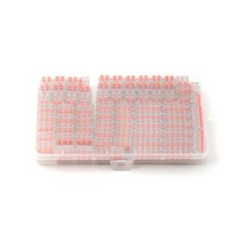 75Pcs boîte levier électrique Connecteur de fil Mini connecteur de borne de fil rapide 2 ports 3 ports 5 ports Pince de câble électrique